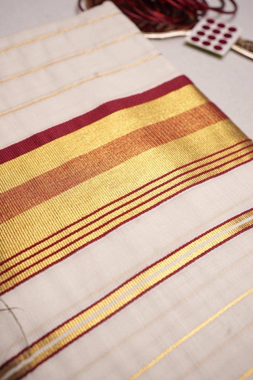 Kerala Cotton Saree TSA693