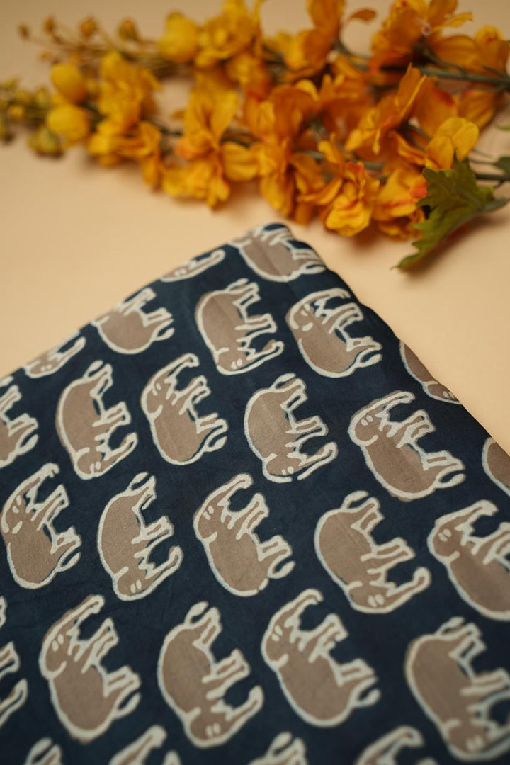 Modal Material TRF4517 Greyish Blue