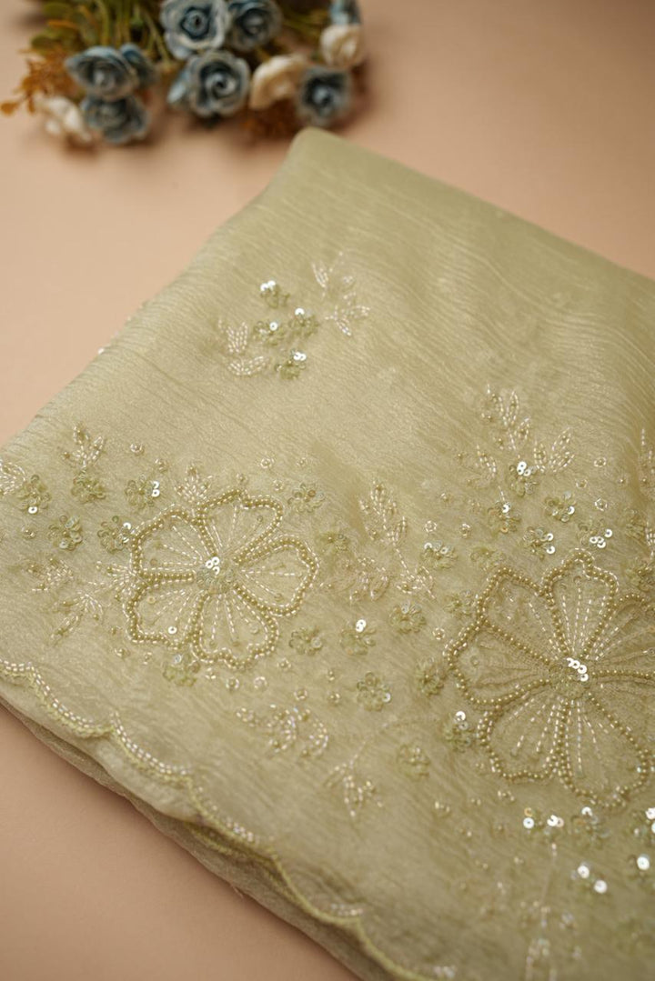 Crushed Organza Saree TSA4462