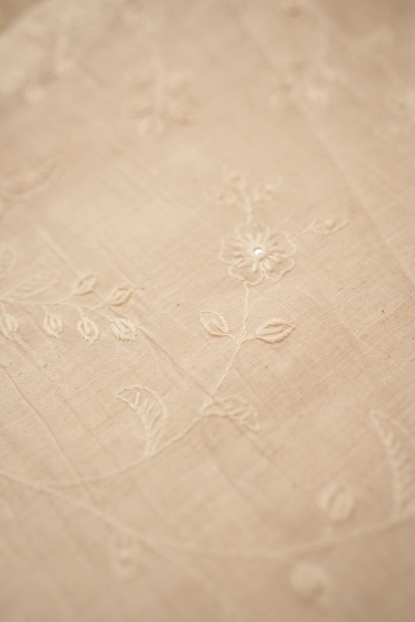 Chanderi Material Patch Work and Thread Work TRF4482