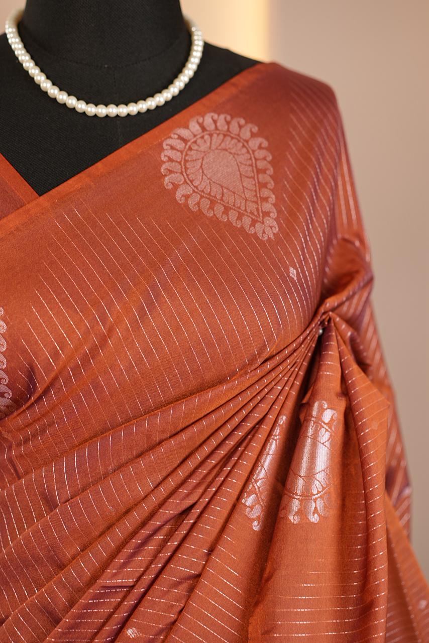 Semi Silk Saree TSA699