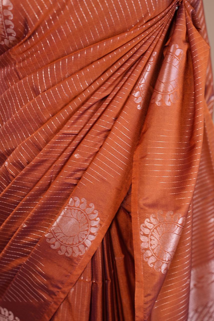 Semi Silk Saree TSA699