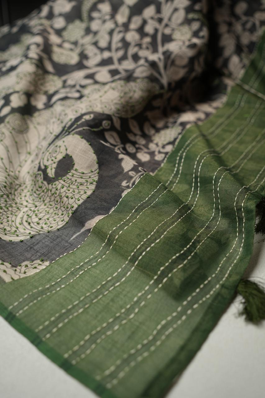 Linen Saree TSA4469