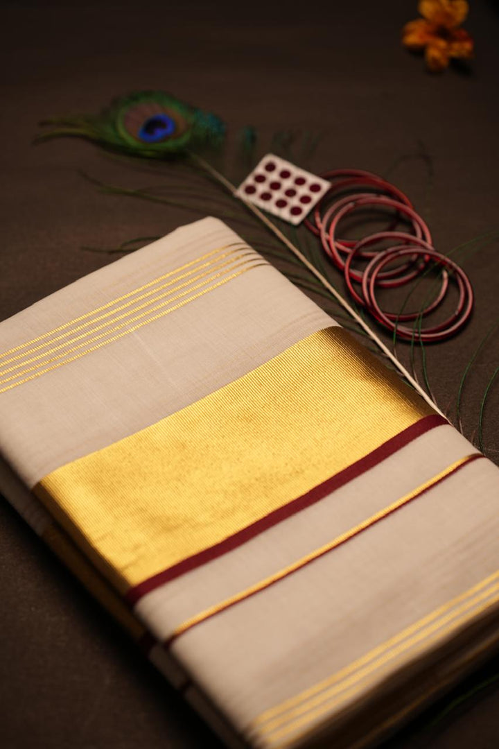Kerala Cotton Saree TSA717