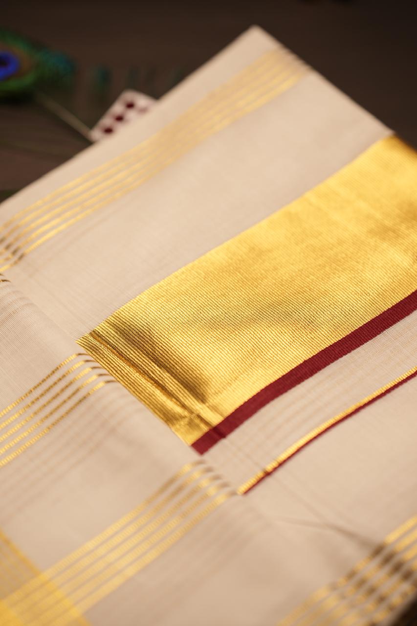 Kerala Cotton Saree TSA717