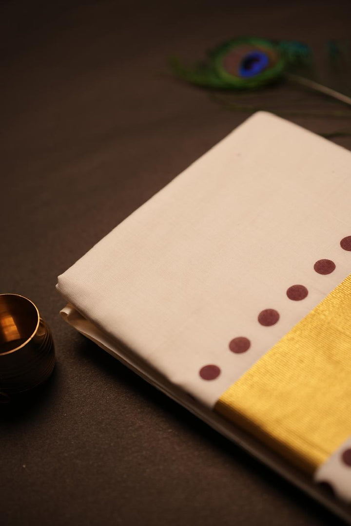 Kerala Cotton Saree TSA719