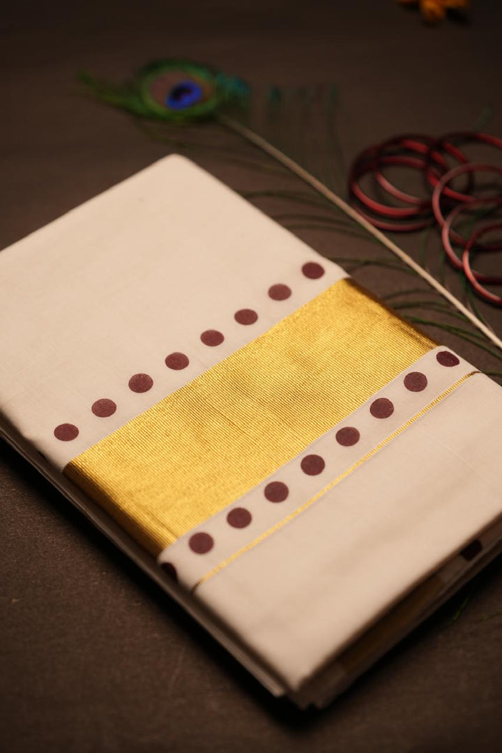 Kerala Cotton Saree TSA719