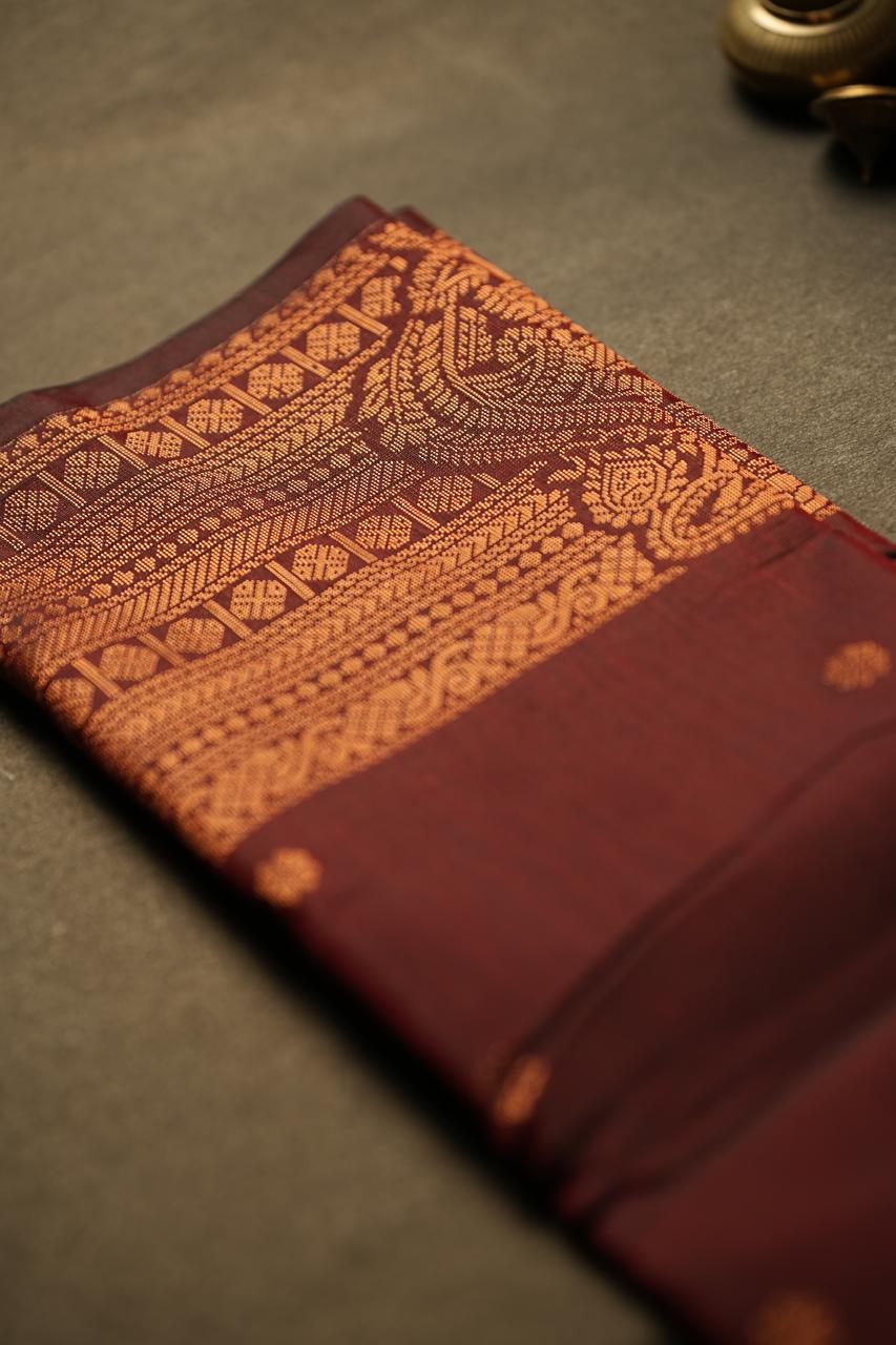 Semi-Silk Saree TSA4473