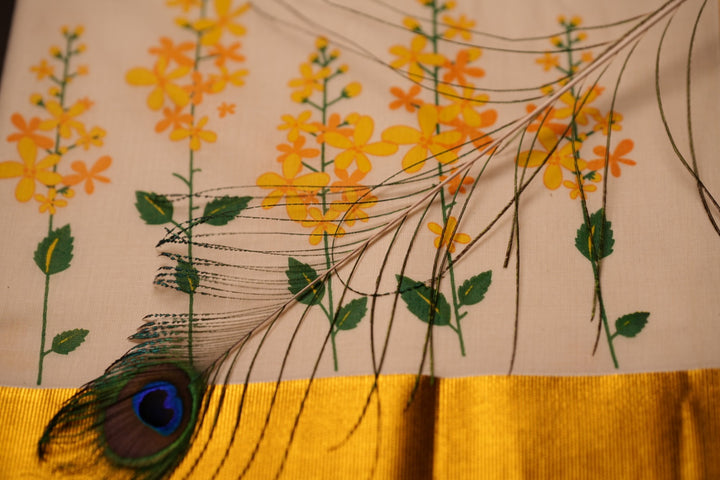 Kerala Cotton Saree TSA731