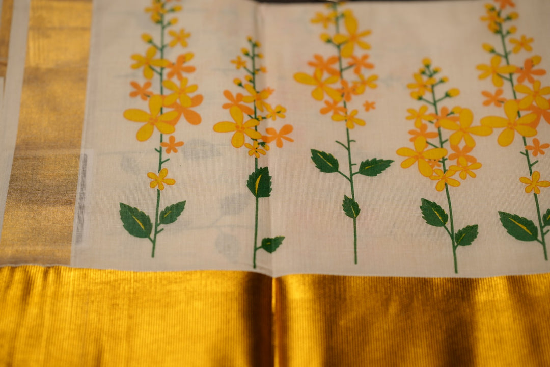 Kerala Cotton Saree TSA731