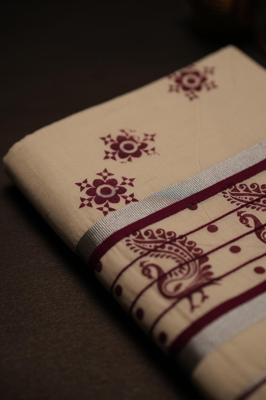 Kerala Cotton Saree TSA734