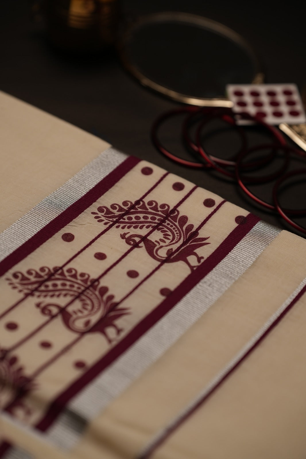 Kerala Cotton Saree TSA734