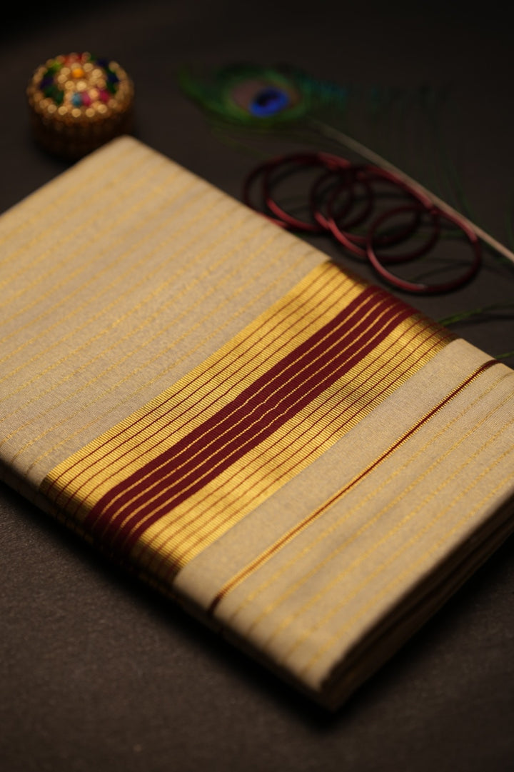 Tissue Kasavu Saree TSA737