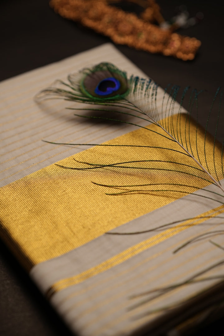 Kerala Kasavu Saree TSA742