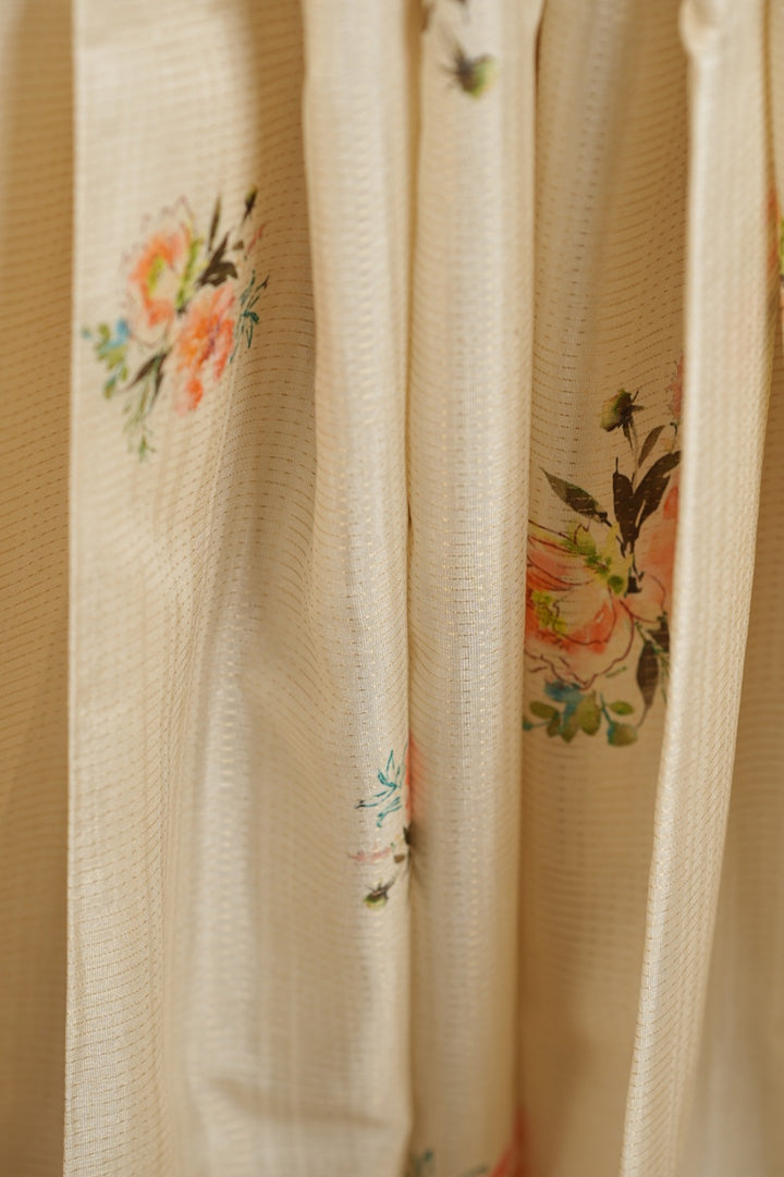 Semi Silk Unstitched Dhawani TDN775