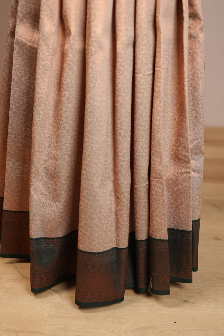 Semi Silk Unstitched Dhawani TDN777