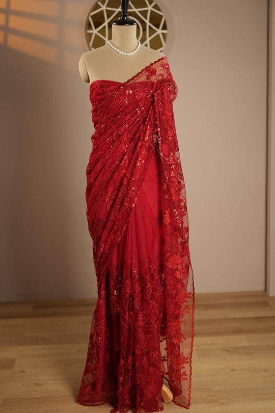 Net Saree – Teresa Designers