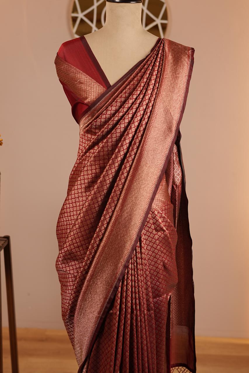 Semi Kathan Saree TSA4579