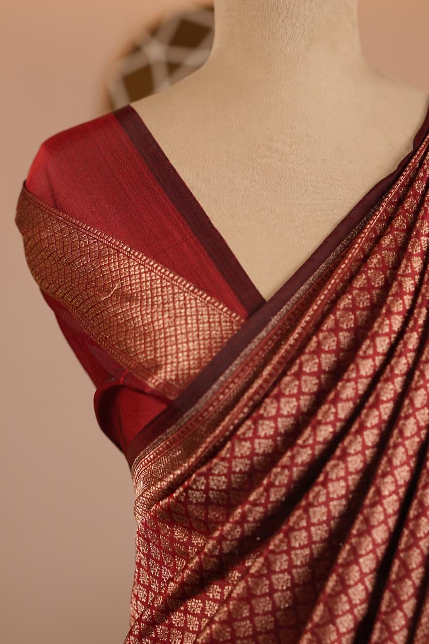 Semi Kathan Saree TSA4579