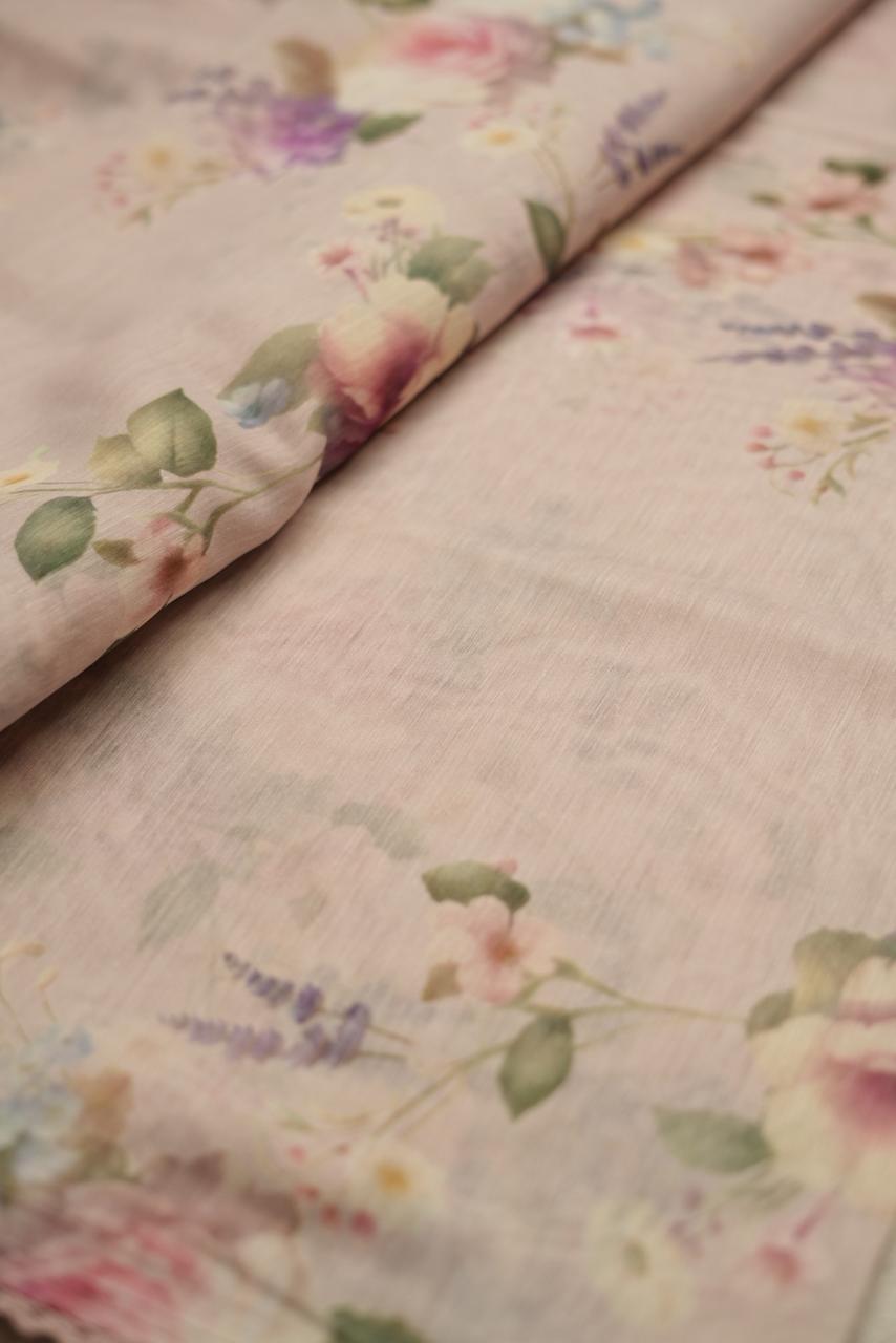 Chanderi Mix Saree TSA840