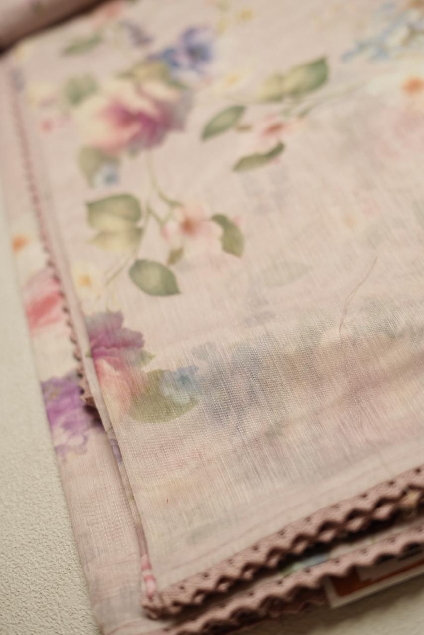 Chanderi Mix Saree TSA840
