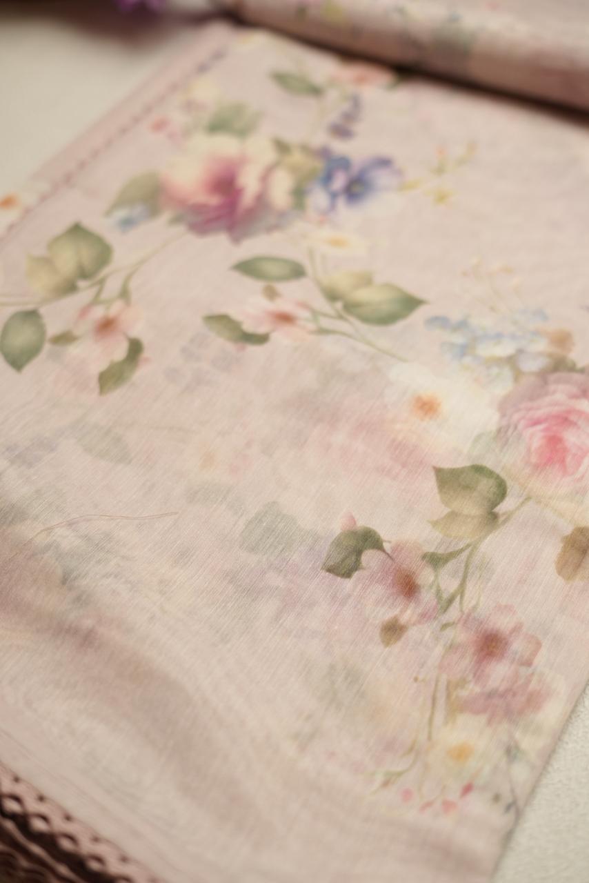 Chanderi Mix Saree TSA840