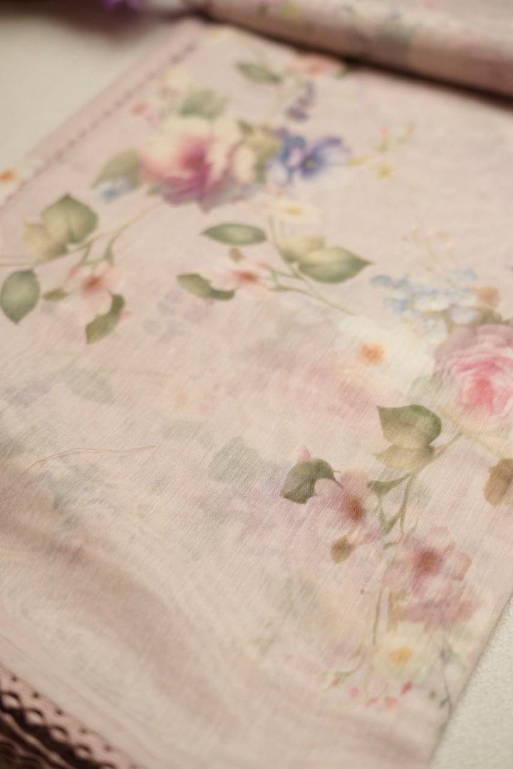 Chanderi Mix Saree TSA840