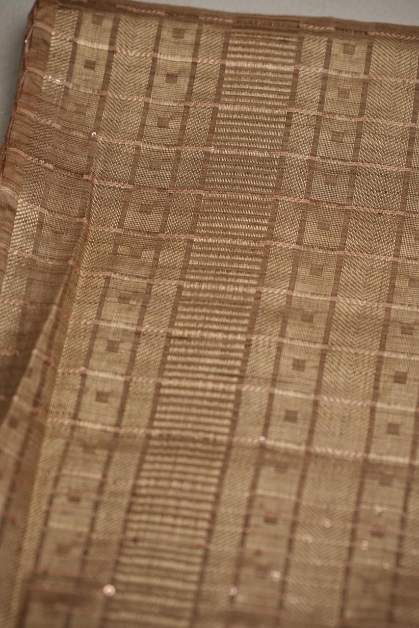 Linen Cotton Saree TSA860