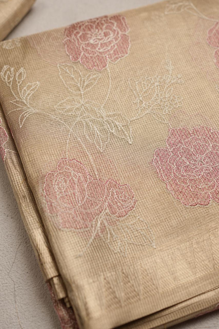 Tissue Net Saree TSA4606