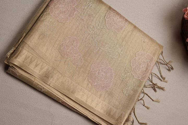 Tissue Net Saree TSA4606