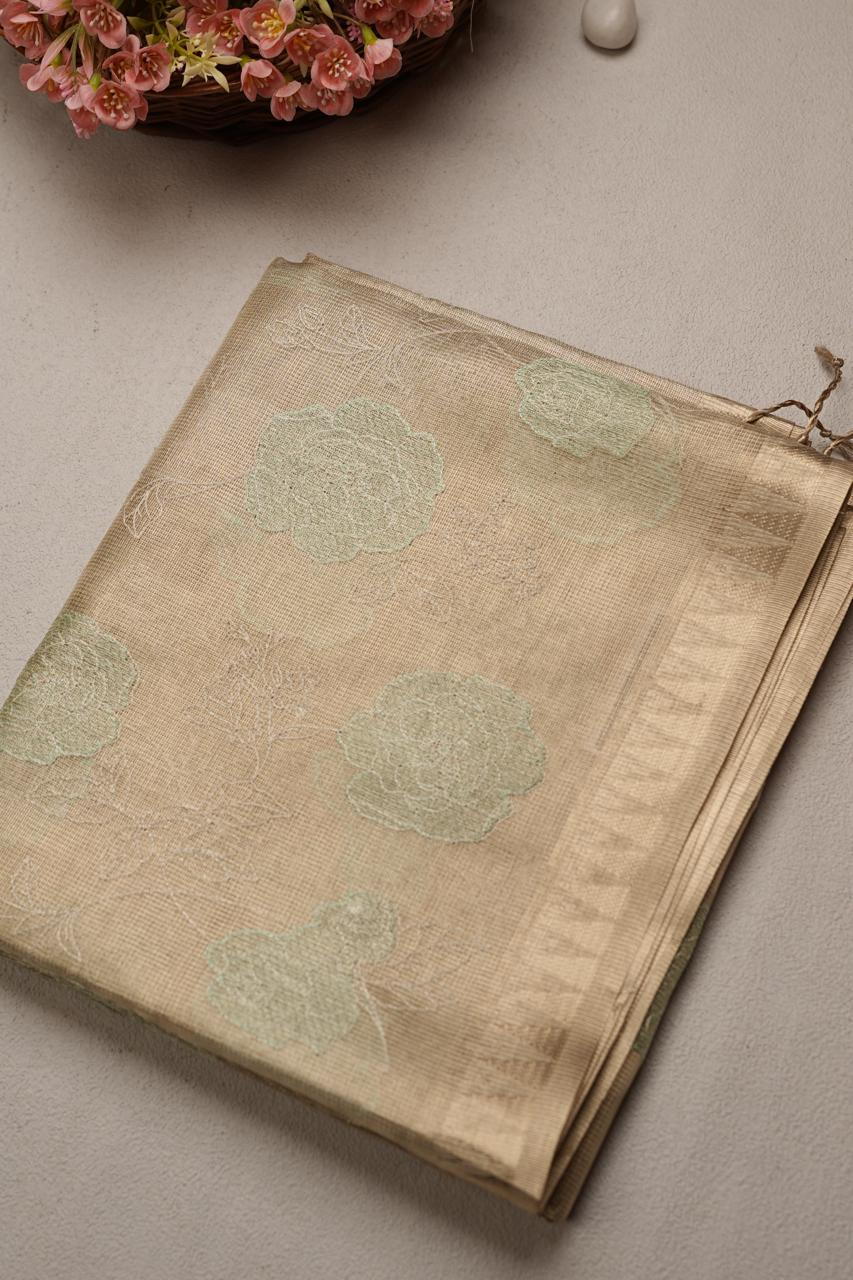Tissue Net Saree TSA4606