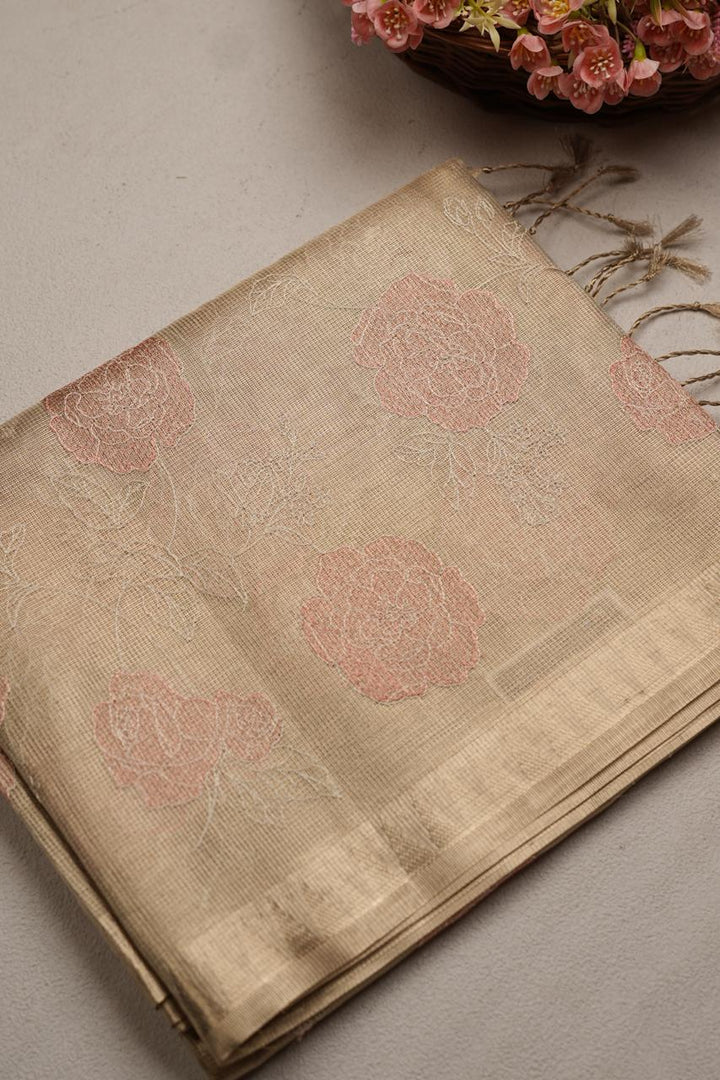 Tissue Net Saree TSA4606