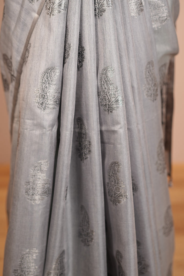 Semi-Silk Saree TSA887