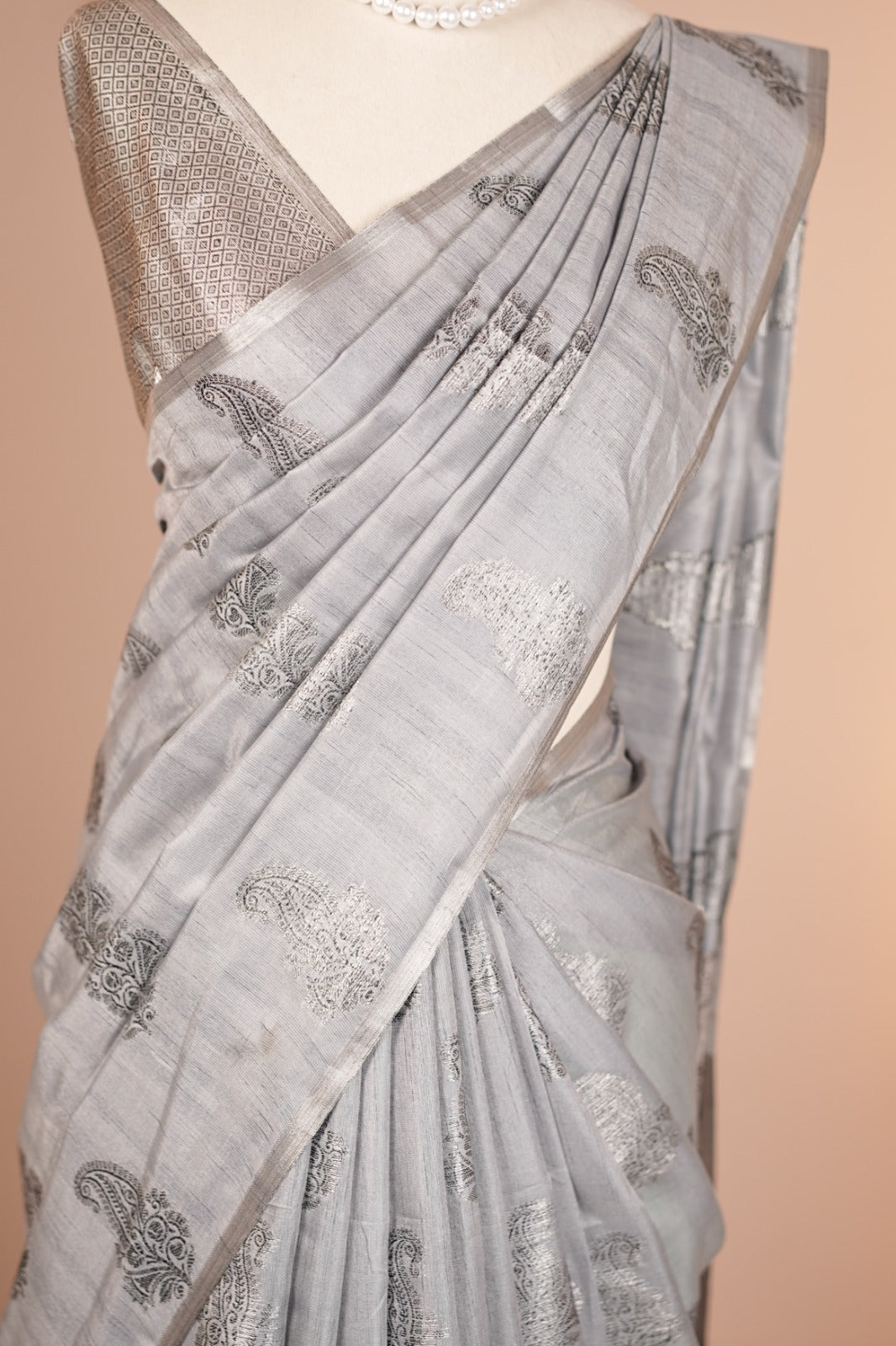 Semi-Silk Saree TSA887
