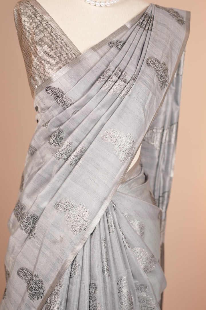 Semi-Silk Saree TSA887