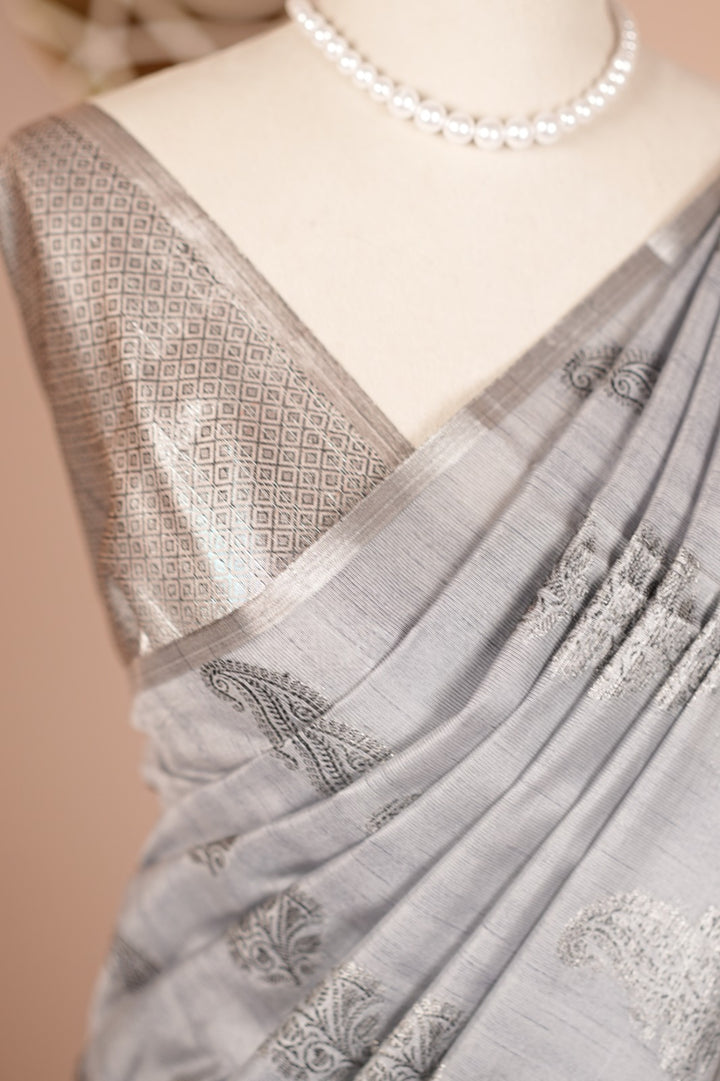 Semi-Silk Saree TSA887