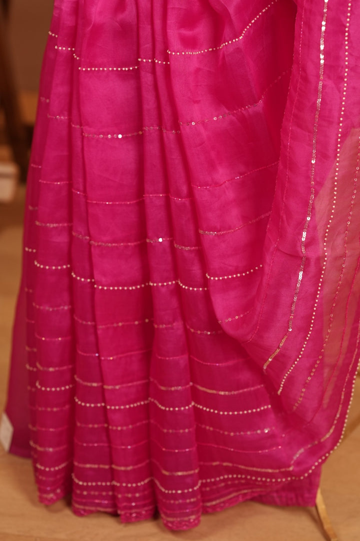 Organza Saree TSA4636