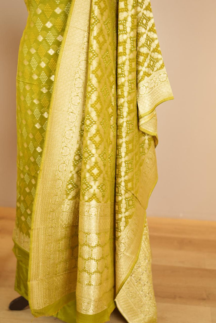Georgette Banarasi Salwar TSS4658