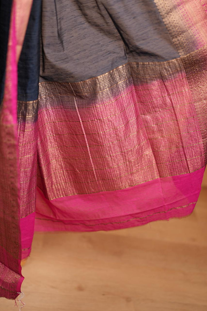 Linen Cotton Saree TSA4660