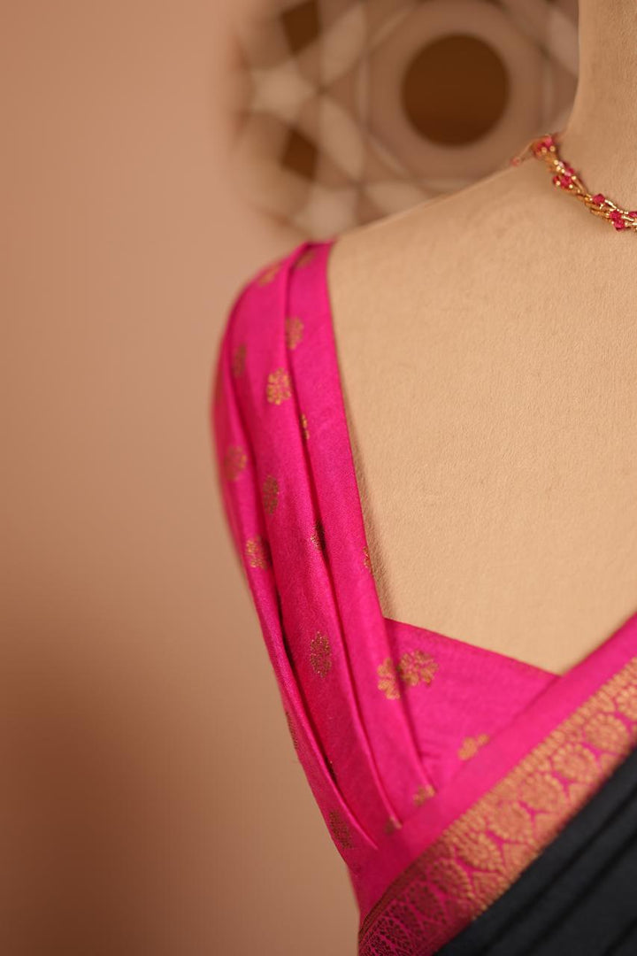 Linen Cotton Saree TSA4660