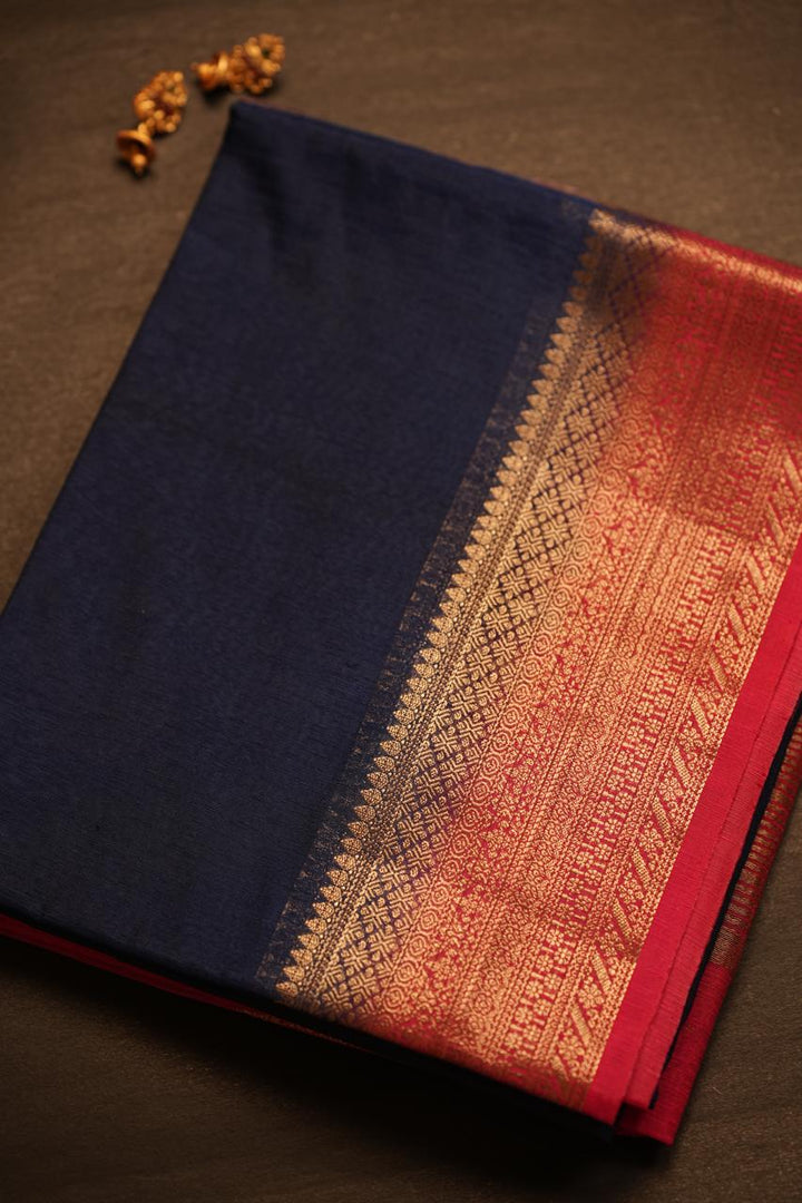 Linen Cotton Saree TSA4660