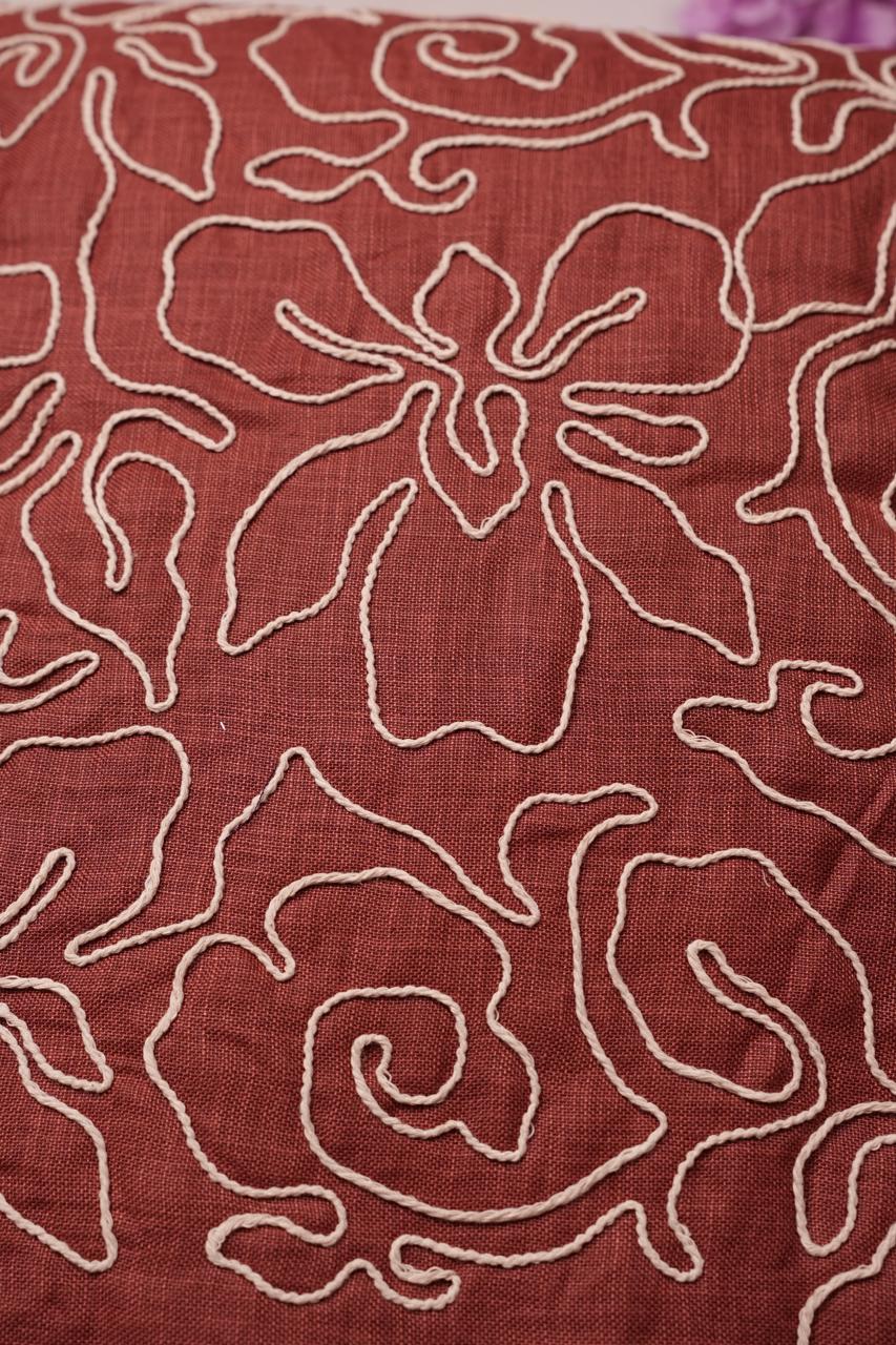 Art Linen Material TRF4695 Burnt Orange