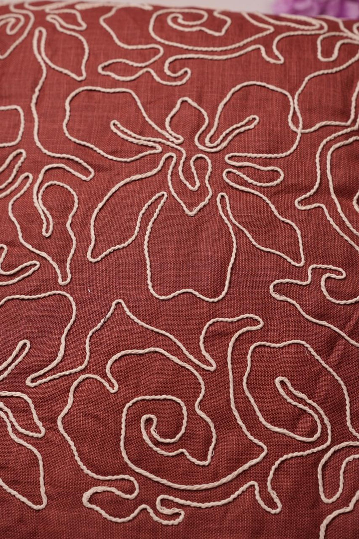 Art Linen Material TRF4695 Burnt Orange