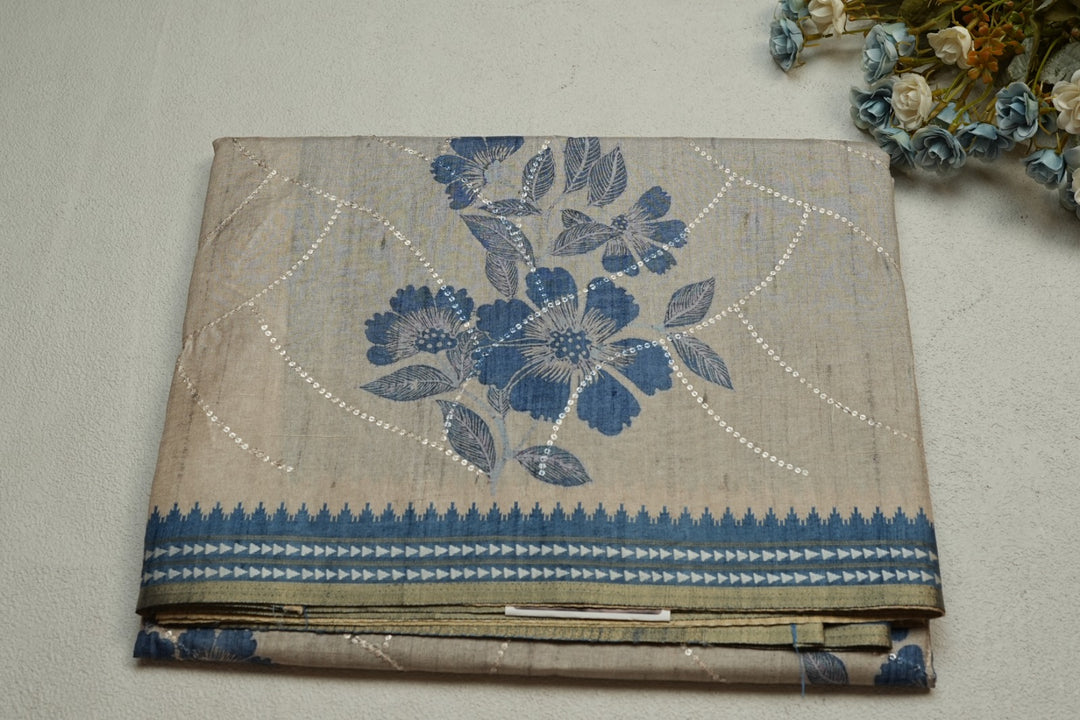 Semi Tussar Saree TSA4708