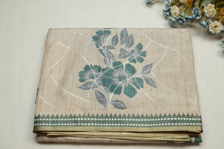 Semi Tussar Saree TSA4708