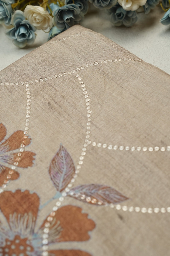 Semi Tussar Saree TSA4708