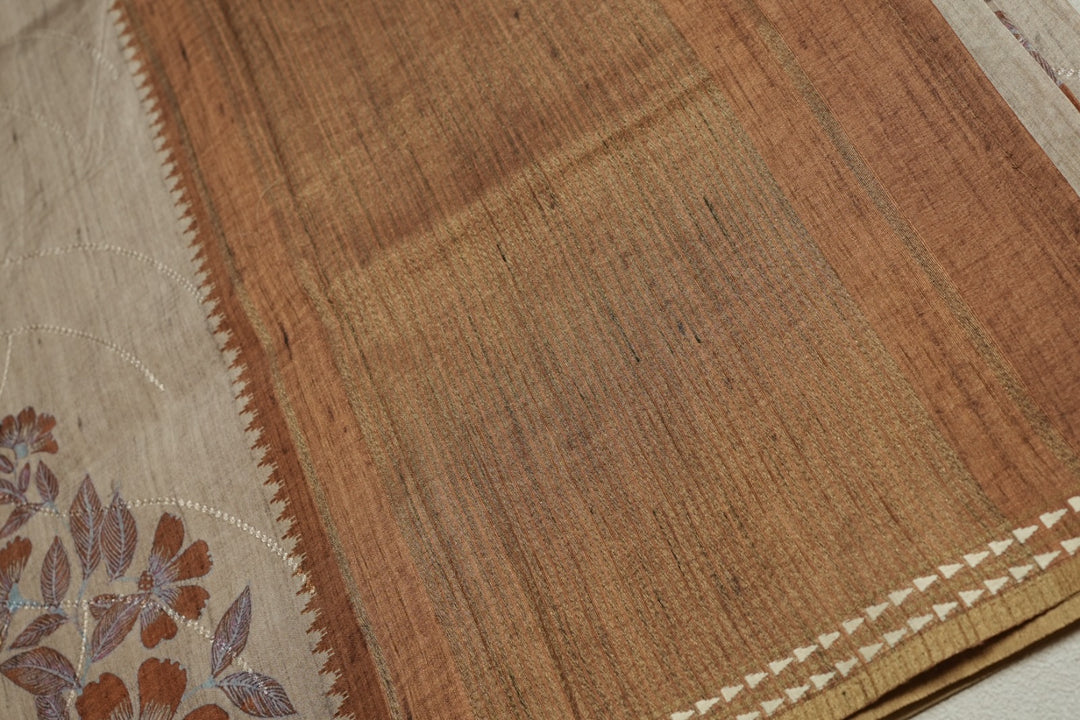 Semi Tussar Saree TSA4708