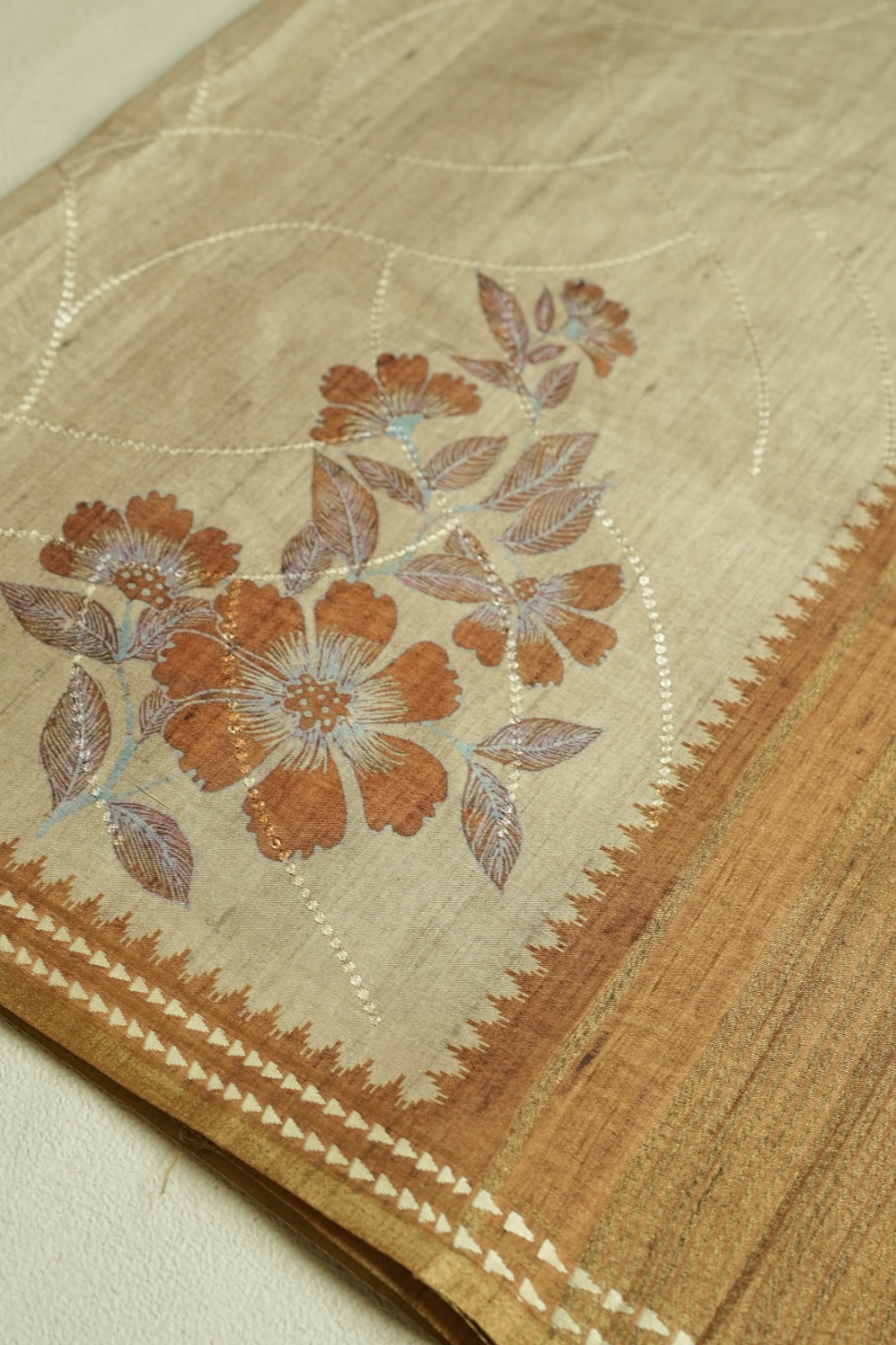 Semi Tussar Saree TSA4708