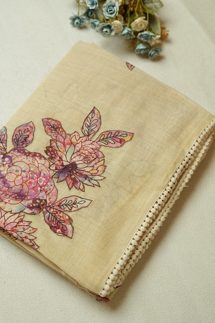 Linen Tissue Saree TSA059