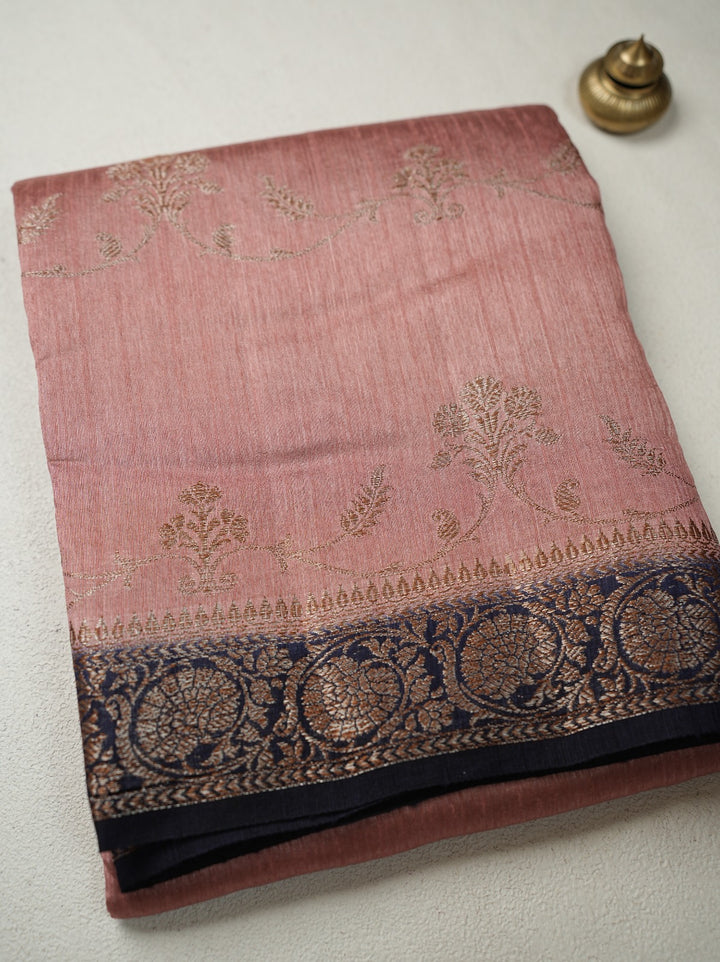 Tussar Linen Saree  TSA4745